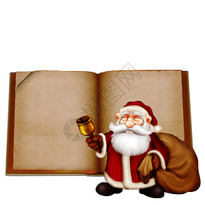 圣诞贺卡在开放书背景上加友图片
