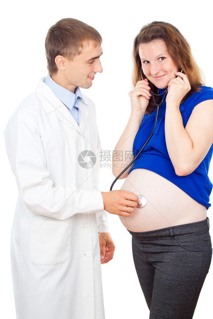 孕妇倾听宝的心声图片