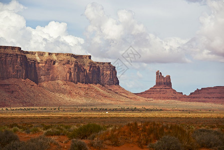 美国纪念碑谷美国亚利桑那州美丽的沙漠谷风光纪念碑谷部落公园图片