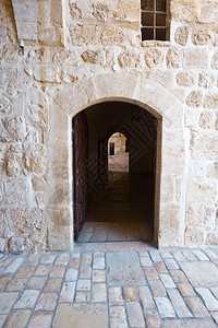 耶路撒冷亚美尼亚区狭窄的巷子Narrow图片