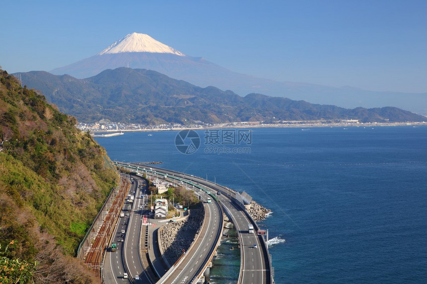 日本静冈富士山和图片