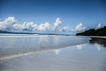 宁静的海岛滩风景照片图片