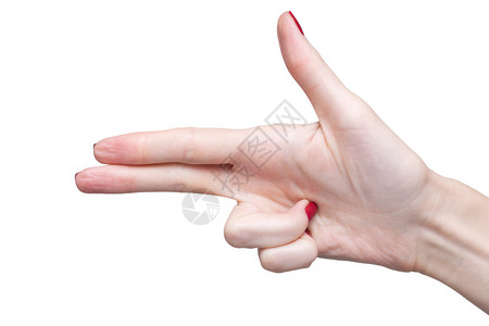手握着女专业的红指甲美图片