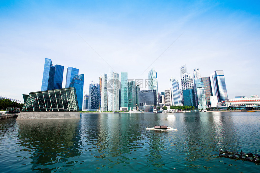 新加坡的商业区图片