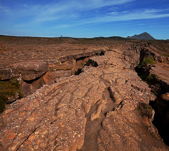 冰岛火山景观图片