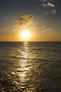 夏威夷的太平洋日落图片