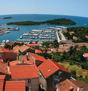克罗地亚Istrian镇Vrs图片