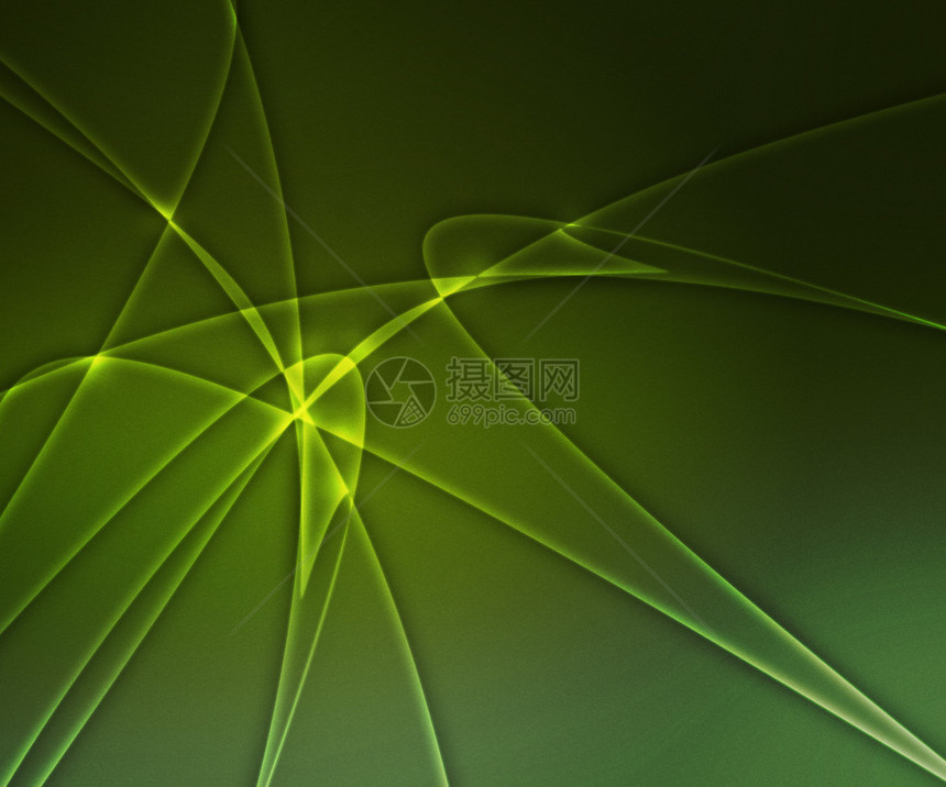 抽象的绿色形状背景图片