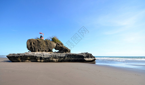 YehGanggaBeach印度尼西亚巴厘阳图片