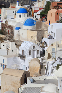 希腊圣托里尼岛的景色图片