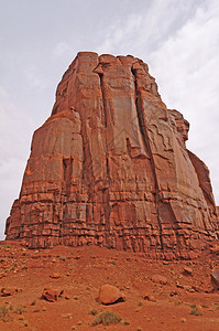 亚利桑那州纪念碑谷的巨石背景图片