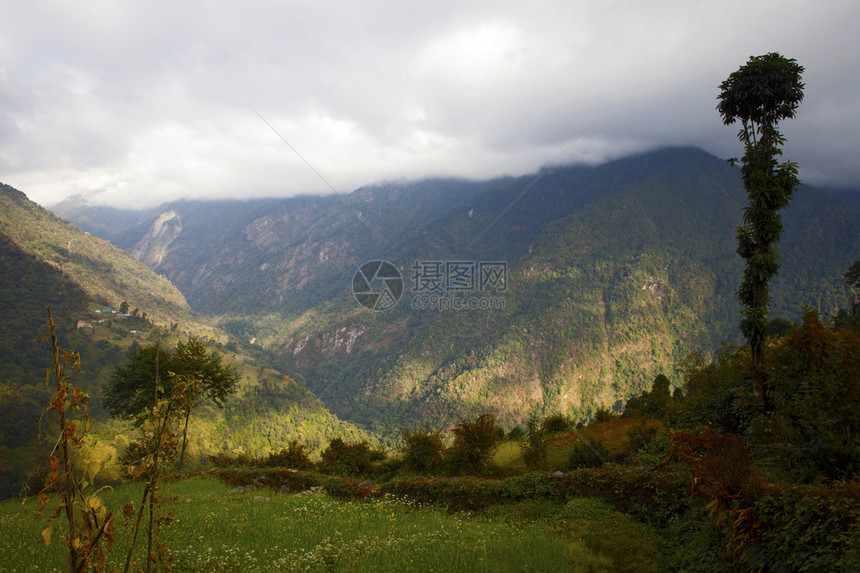 尼泊尔Annapurna地区喜马拉雅图片