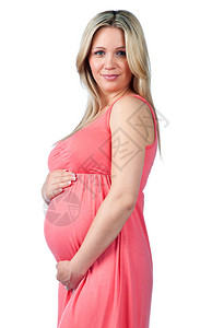 站在侧面的孕妇图图片