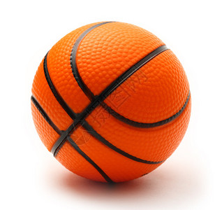 白色背景上的篮球图片