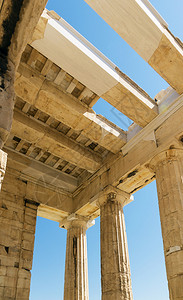 雅典大都会的普罗比莱亚是通往雅典大都图片