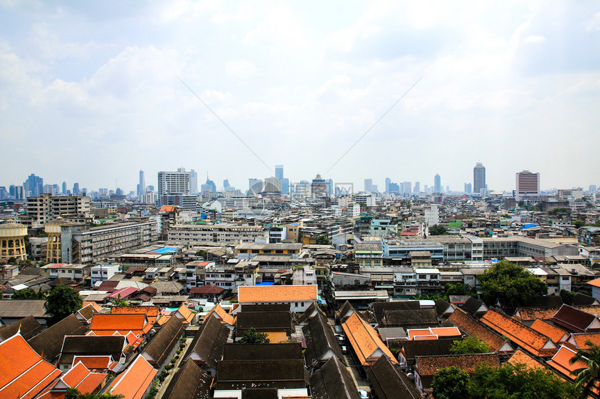 来自泰国金山的曼谷总景象Golden图片