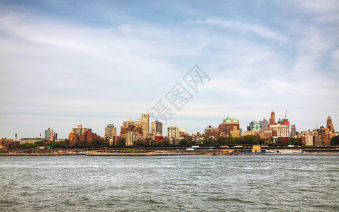 纽约布鲁克林市风景在阳图片