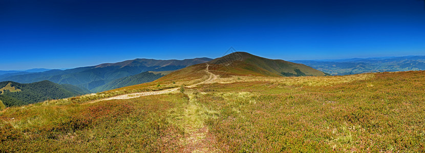 Borzhavskogo山脉乌克兰湖山通往Pylyp图片