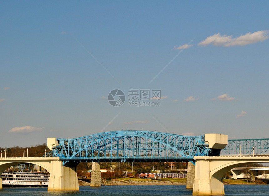 田纳西州查塔努加河大桥图片