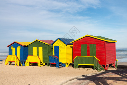 南非开普敦附近戈登斯湾四条多彩的图片