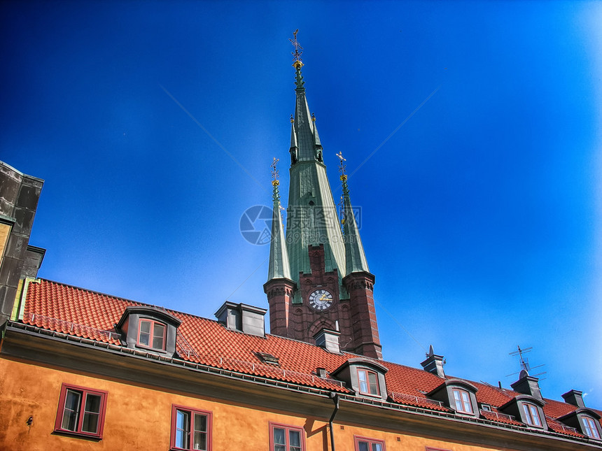 瑞典斯德哥尔摩美丽的城市建筑图片