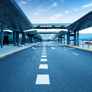 上海浦东国际机场的交通路图片