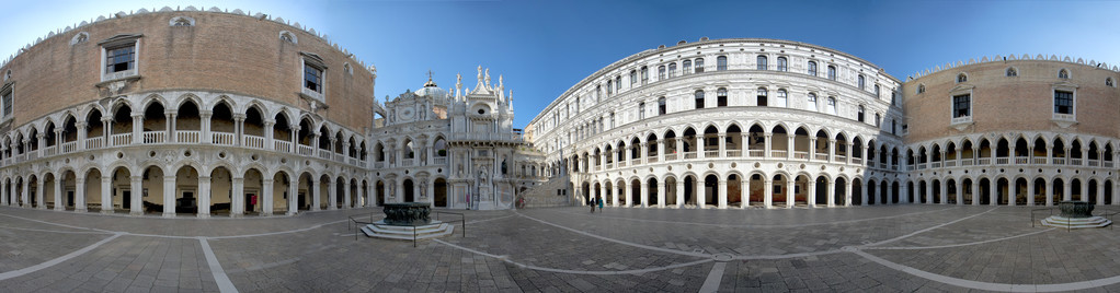 威尼斯公爵宫内景360度全景图片