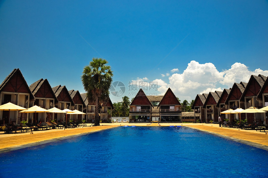2011年9日在斯里兰卡帕塞库达的Maalu度假村及水疗中心ResortSpa是在斯里兰卡东海岸建造图片