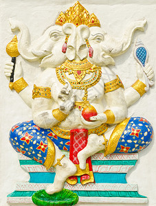 印度风格或印度神Ganesha高清图片