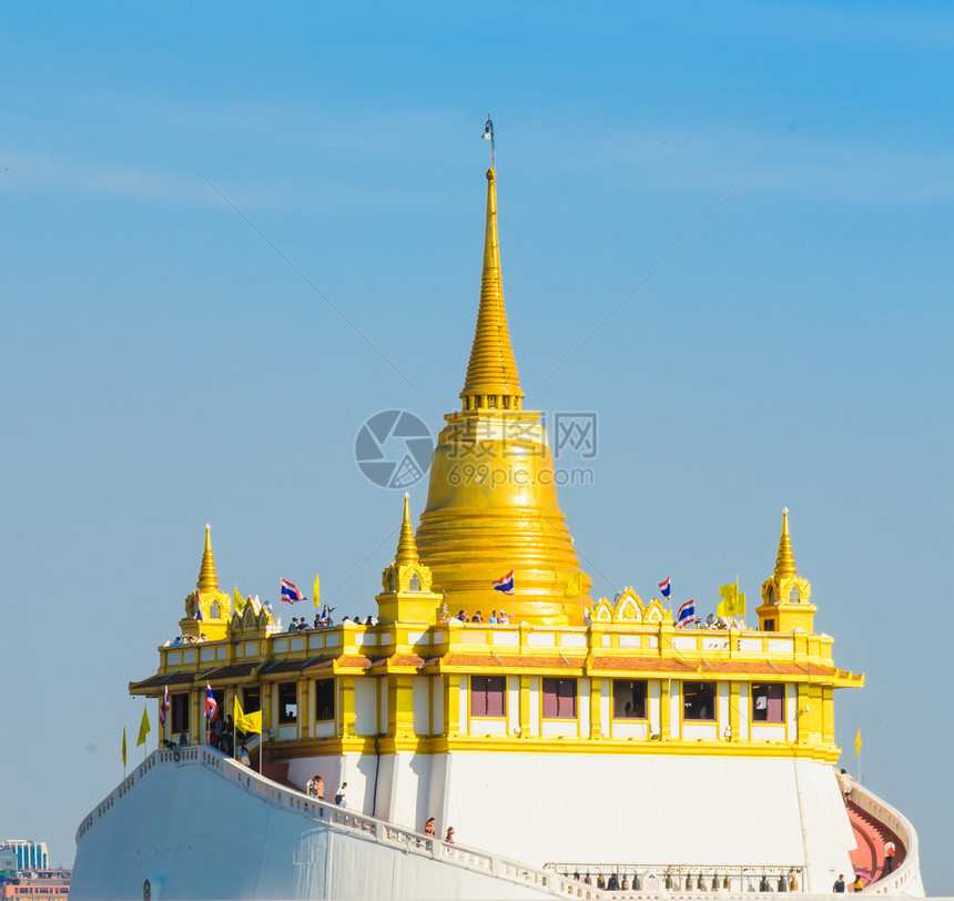 泰国曼谷省的金山寺图片