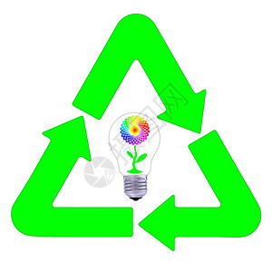 回收利用和可再生能源玻图片