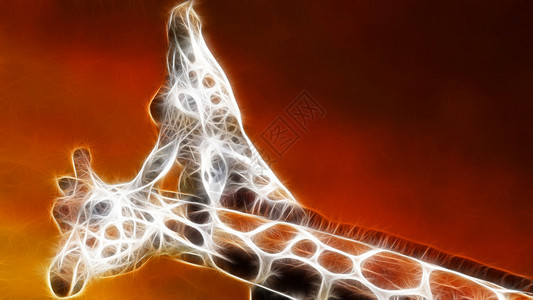 长颈鹿艺术设计图片