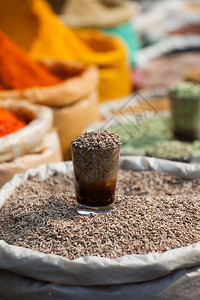 印度的传统香料市场图片