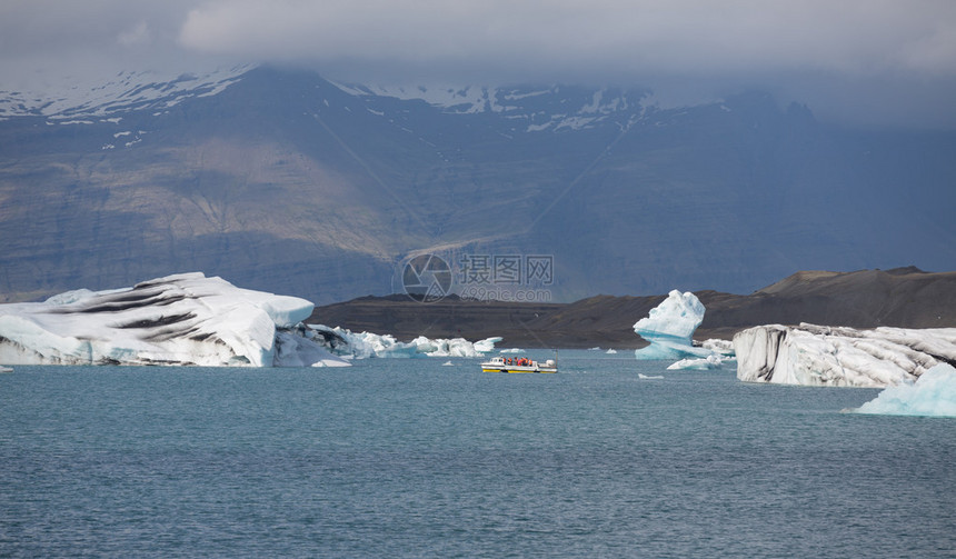 冰岛Jokulsarlon冰川环礁湖图片
