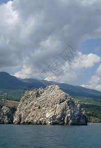 克里米亚山脉和黑海景观图片