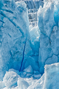冰川淡蓝色冰细节图片