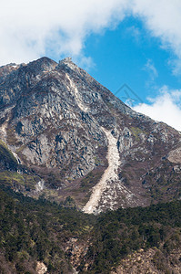 印度锡金的山地景观图片