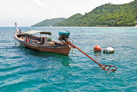 泰国皮岛长尾船图片