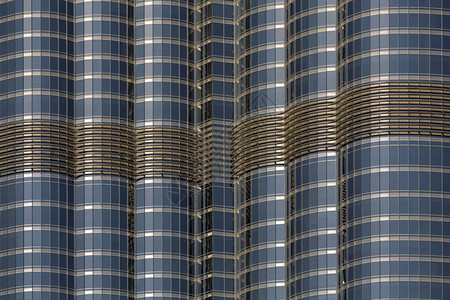 迪拜摩天大楼在白天作为背景图片