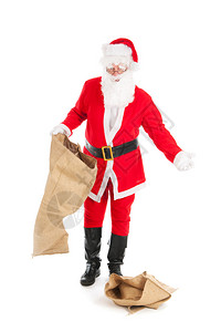 圣诞老人与空袋一图片