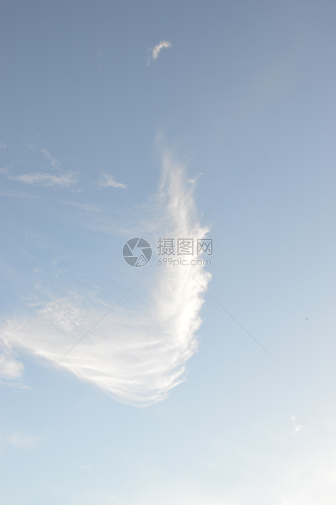 蓝天背景的白云图片