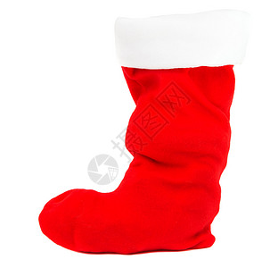 传统的红皮圣诞丝袜背景图片