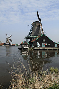 荷兰ZaanseSchans的风图片