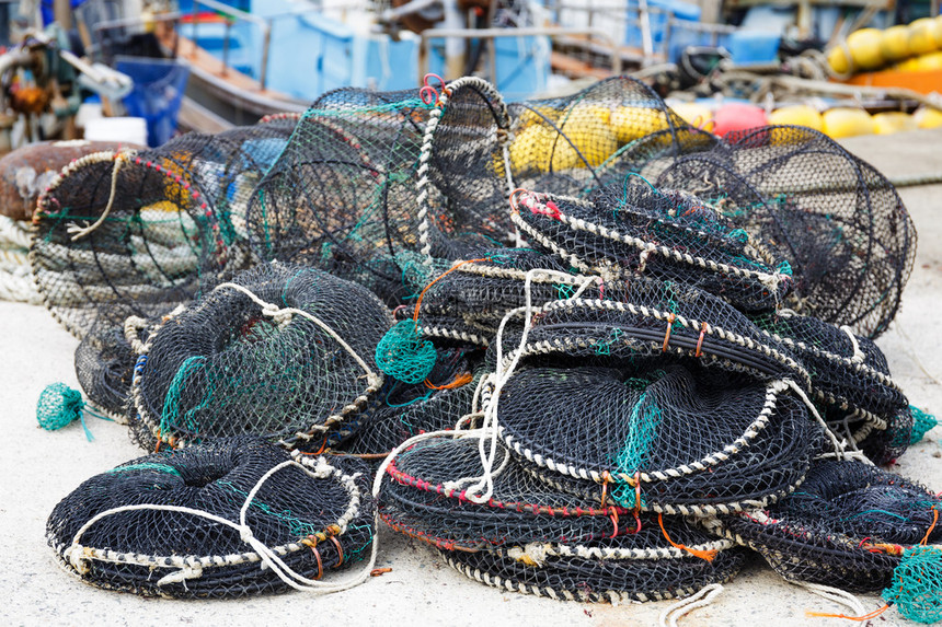 捕捞渔业陷阱图片