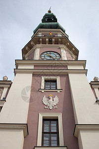 波兰中欧复兴市主广场的市政厅图片