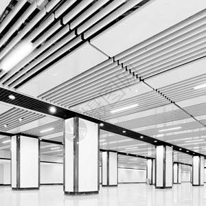 空荡的走廊现代建筑内部图片