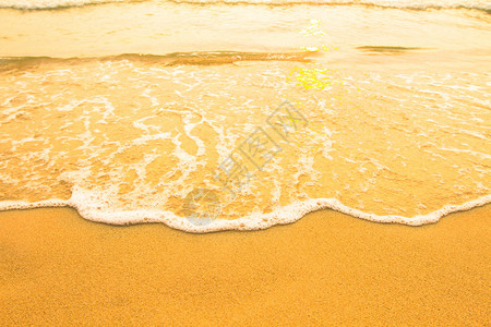 柔软的海浪沙滩质感图片