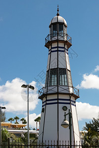 模型灯塔在兰萨罗特岛图片