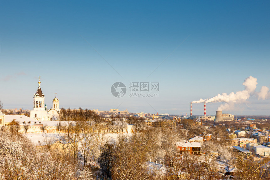 冬季景观俄罗斯城市图片