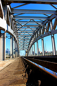 莫斯科钢跨度铁路桥图片